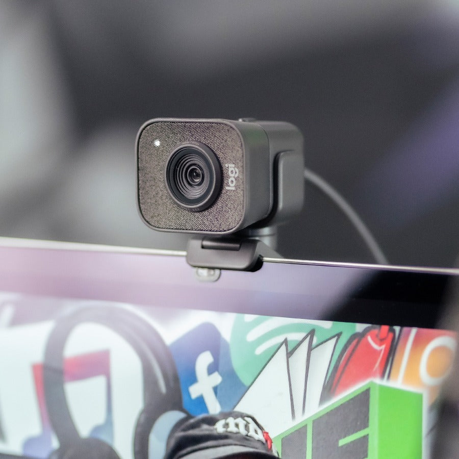 Logitech Webcam - 2.1 Megapixel - 60 fps - Graphite - USB - Retail - 1 Each Logitech Webcam - 2.1 Megapixel - 60 fps - Graphite - USB - Retail - 1 Each